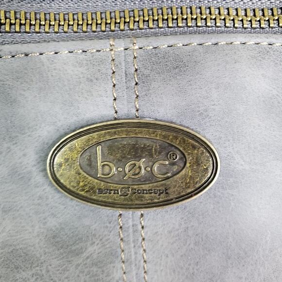 B.O.C. Born Concepts Womens Gray Buckle Shoulder Crossbody Purse 100622 - Picture 3 of 16